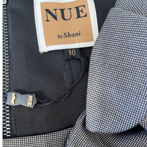 NUE by Shani Size 10 NWT Sleeveless Gunmetal Shaping Corset Midi Dress Flower - Picture 9 of 11